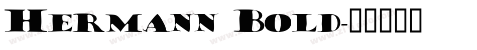 Hermann Bold字体转换
